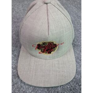 Yupoong Pancho Garcia Snapback Hat Mens‎ OSFM Grey Flat Brim Wool Blend Cap